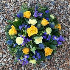 Yellow and Blue Posy