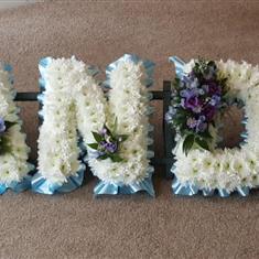 GRANDAD with Blue and Purple Spray