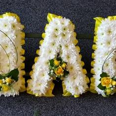 NAN with Yellow Rose Spray
